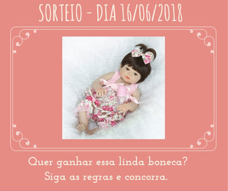 PromoçãoQue tal ganhar essa linda bebê reborn