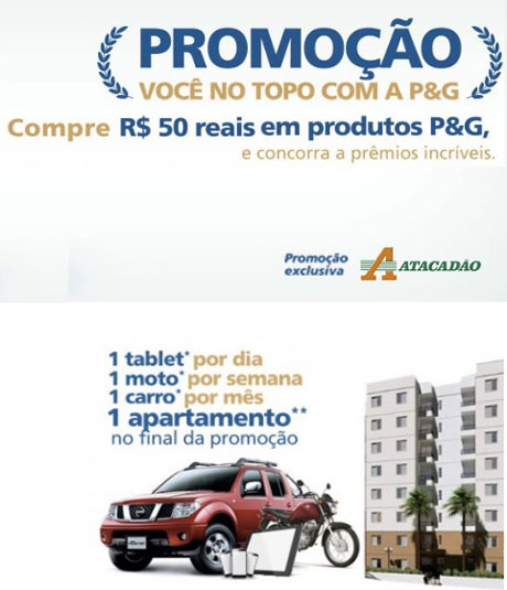Promoção Você no topo com a P&G