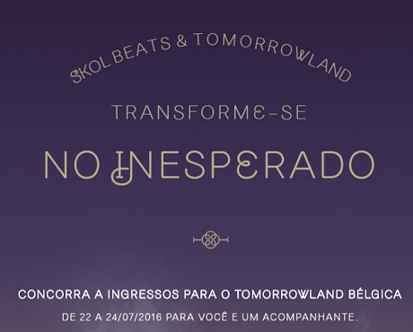 Promoção Skol Beats & Tomorrowland Bélgica
