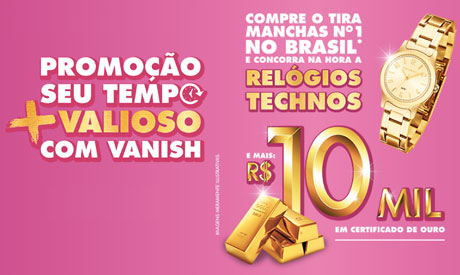 Promoção Seu Tempo Mais Valioso com Vanish