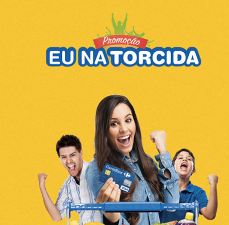 Promoção Visa e Carrefour Eu na Torcida