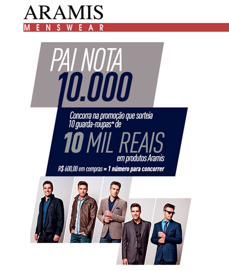 Promoção Dia dos Pais Aramis