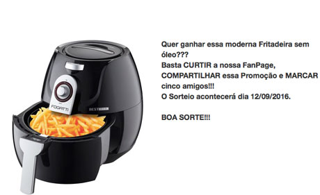 Promoção Markes Planejados vai te presentear com uma Fritadeira Sem Óleo