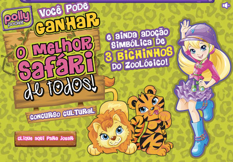 Promoção O Melhor Safári de Todos Polly Pocket