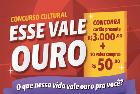 Promoção Cultural Rede Uze Esse Vale Ouro