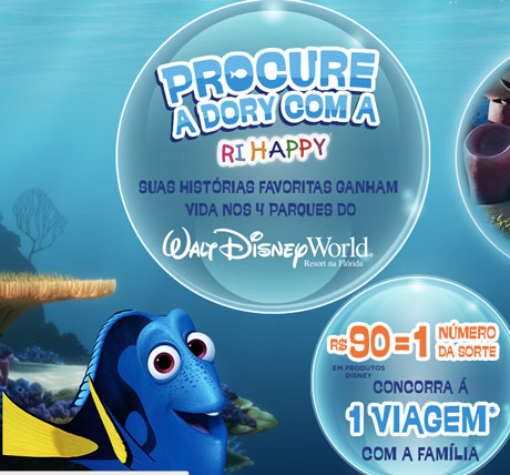 Promoção Procure a Dory com a Ri Happy