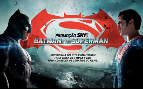 Promoção Sky Batman Vs Superman