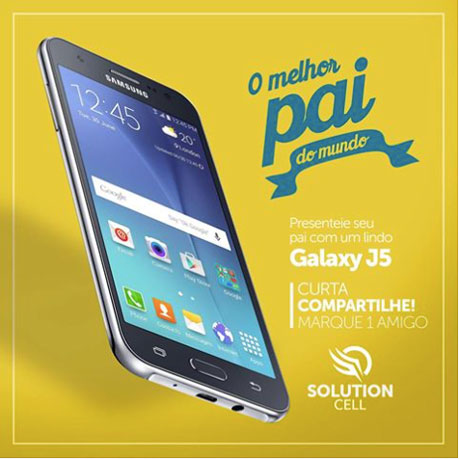 Promoção Solution Cell O melhor Pai do Mundo