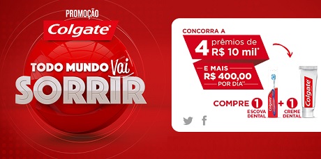 Promoção Colgate Todo Mundo Vai Sorrir