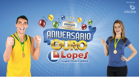 Promoção Aniversário de Ouro Lopes Supermercados