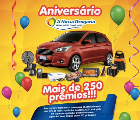 Promoção Aniversário A Nossa Drogaria 56 Anos