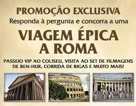 Promoção Ben-Hur Paramount e UCI Cinemas
