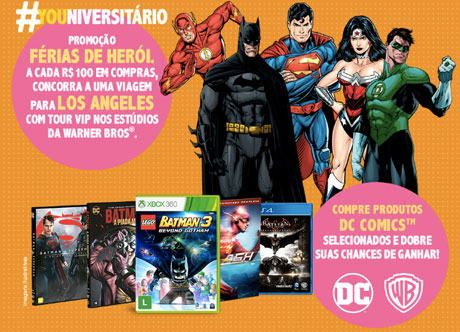 Promoção Saraiva Férias de Herói