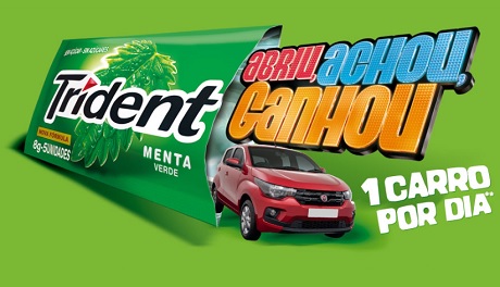 Promoção Trident Abriu Achou Ganhou