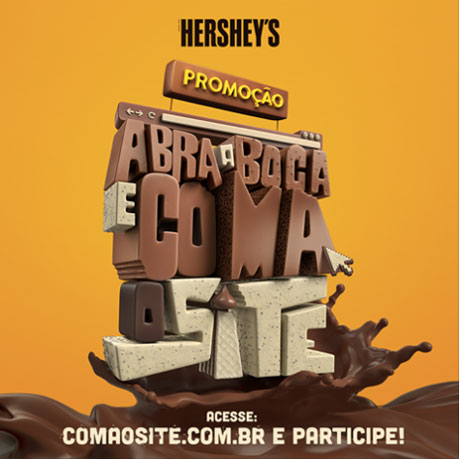 Promoção Hershey’s Abra a Boca e Coma o Site