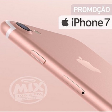 Promoção Mix FM Iphone 7