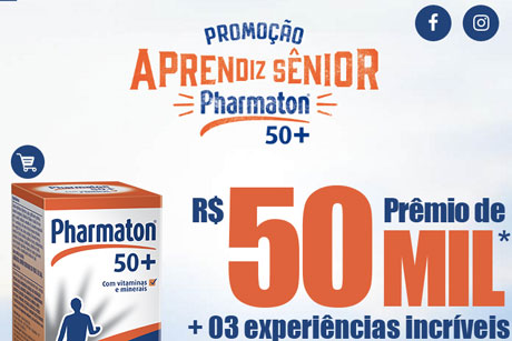 Promoção Aprendiz Sênior Pharmaton 50+