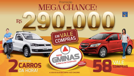 Promoção Rede GMinas Mega Chance