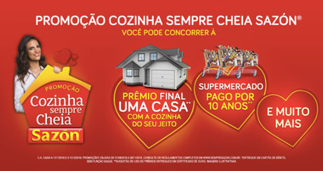 Promoção Sazon Cozinha Sempre Cheia