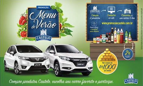 Promoção Castelo Menu de Verão