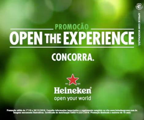 Promoção Open The Experience Heineken