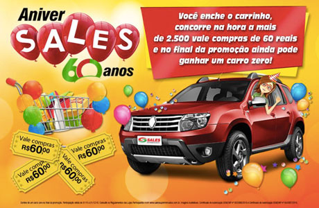 Promoção Aniversales e Natal Sales 60 Anos