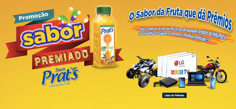 Promoção Sabor Premiado Suco Prats