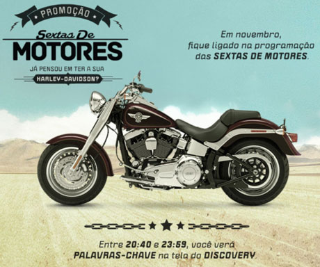 Promoção Discovery Sextas de Motores