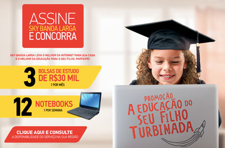 Promoção Sky Educação Turbinada