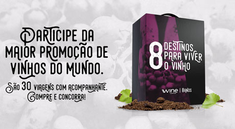 Promoção Wine 8 Destinos para Viver o Vinho