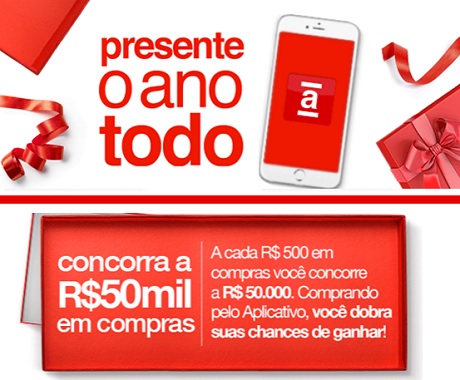 Promoção Americanas Presente O Ano Todo