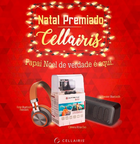 Promoção Natal Premiado Cellairis