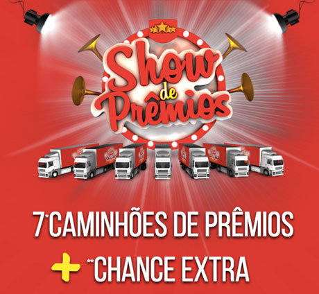 Promoção Show de Prêmios Chance Extra
