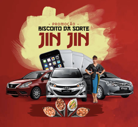 Promoção Biscoito da Sorte Jin Jin