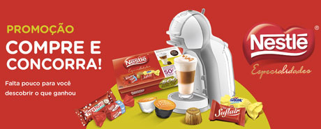 Promoção Nestlé Especialidades combina com Nescafé Dolce Gusto