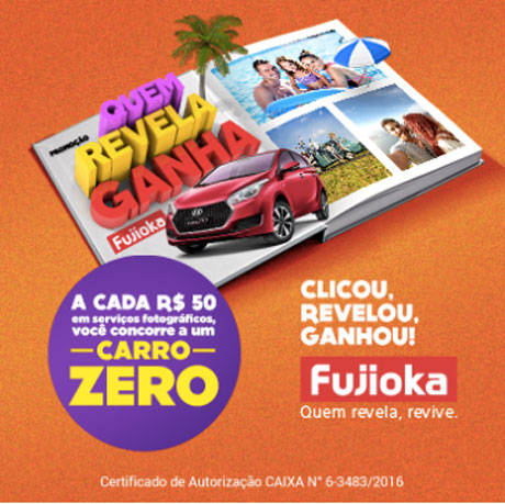 Promoção Fujioka Quem Revela Ganha