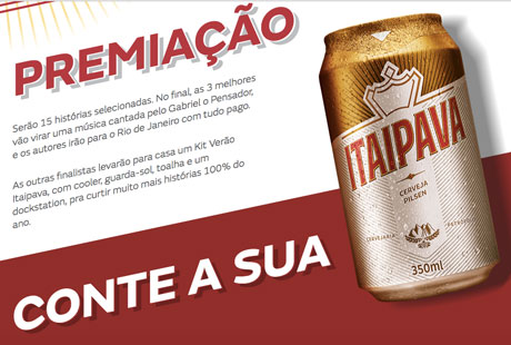 Promoção Itaipava Sua História de Verão Merece Música
