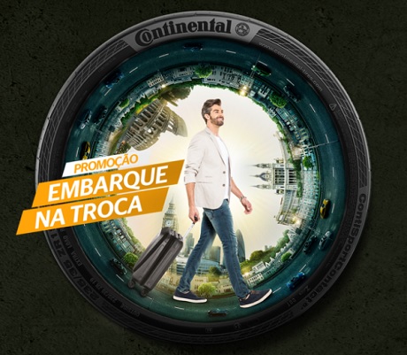 Promoção Continental Embarque na Troca