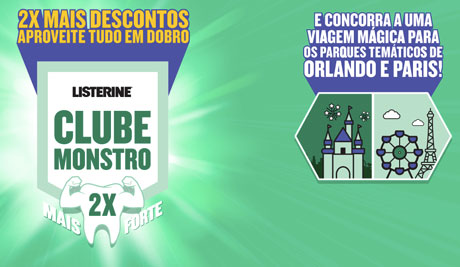 Promoção Listerine Clube Monstro