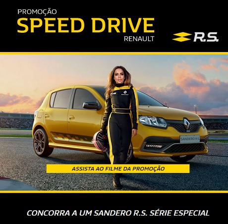 Promoção Renault Speed Drive