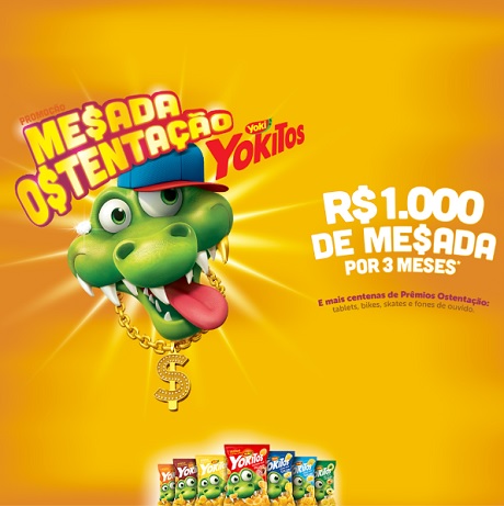 Promoção Yokitos Mesada Ostentação