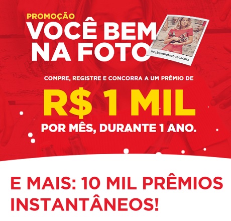 Promoção Coca-Cola Você Bem na Foto
