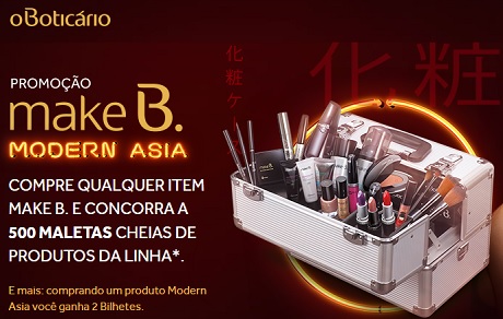Promoção O Boticário Make B. Com Você