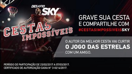 Promoção Cestas Impossíveis Sky