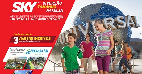 Promoção Sky Diversão Tamanho Família