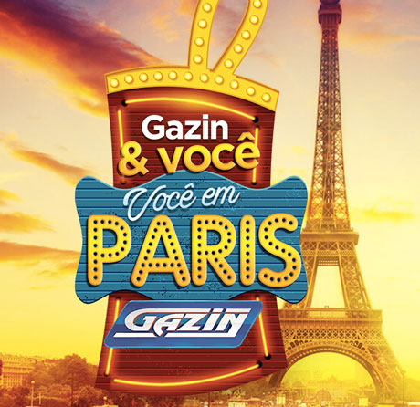 Promoção Gazin e Você em Paris