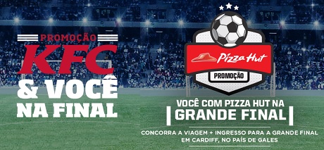 Promoção KFC e Pizza Hut Campeonato Europeu de Clubes