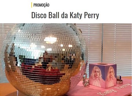 Promoção Mix FM Disco Ball Katy Perry