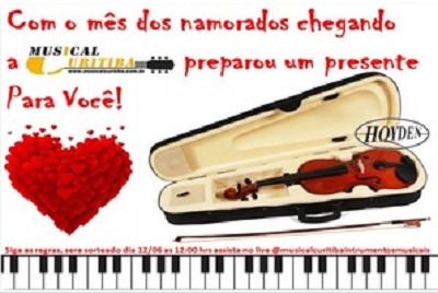 Promoção Dia dos Namorados Musical Curitiba