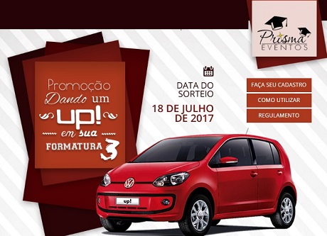 Promoção Prisma Eventos Dando um UP em sua formatura